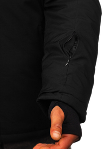 Chaqueta  de invierno para hombre negro Bolf 6580