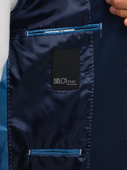 Americana elegante para hombre azul oscuro Bolf 1050