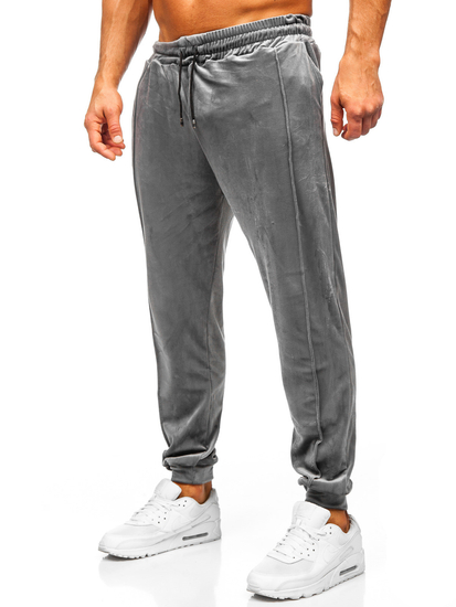 Chándal de velour para hombre gris Bolf 0001A