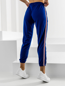 Pantalón deportivo para mujer azul cobalto Bolf YW01020A