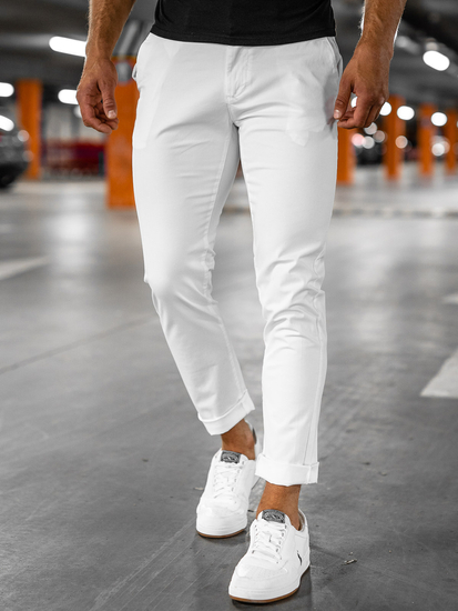 Pantalón chino para hombre blanco Bolf 1146