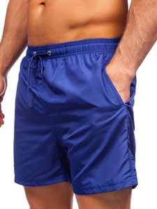 Shorts de baño para hombre color cobalto Bolf YW07002