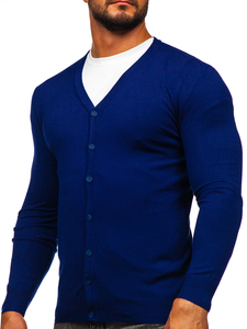Cárdigan abierto para hombre indigo Bolf MM6006