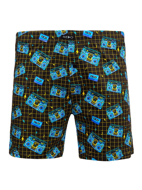 Bóxer de algodón para hombre azul Bolf 1BB162