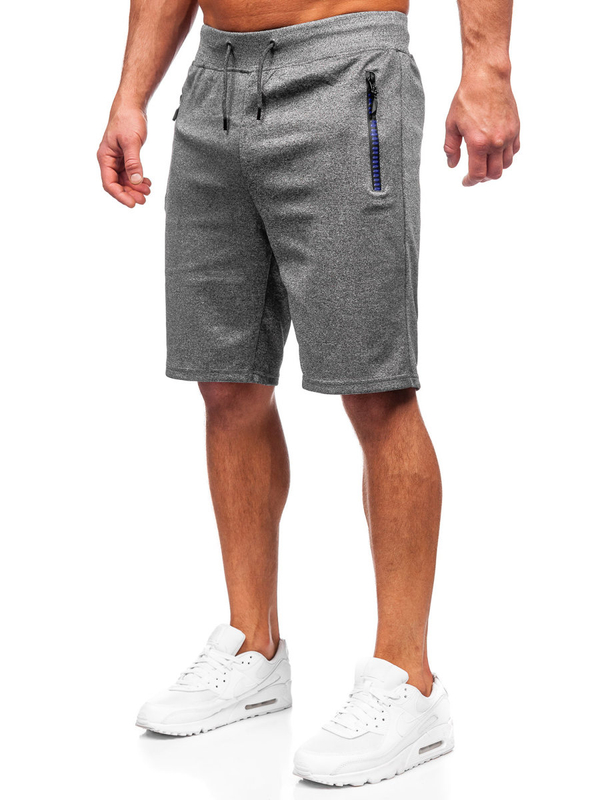 Pantalón corto de chándal para hombre grafito Bolf 8K288