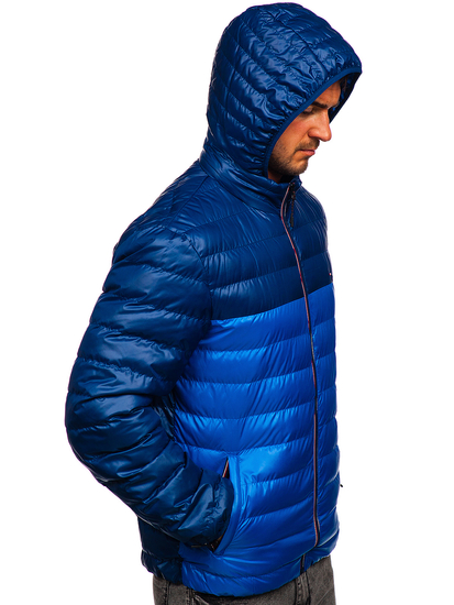 Chaqueta deportiva de entretiempo para hombre azul Bolf 1908
