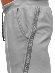 Pantalón corto deportivo para hombre color gris Bolf KS2601