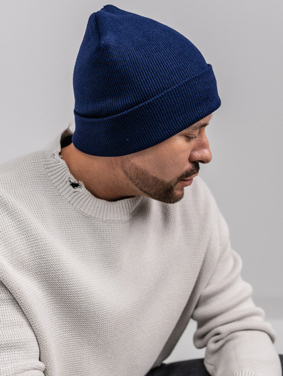 Gorro de invierno con aislamiento para hombre color azul oscuro YW09004M