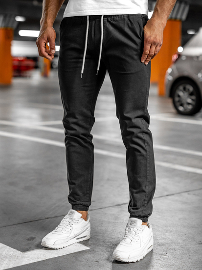 Pantalón jogger para hombre negro Bolf 1145