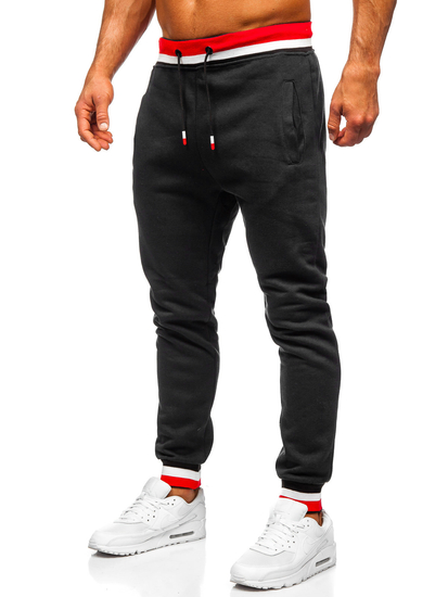 Chándal con capucha para hombre negro Bolf 8C60