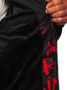 Chaqueta acolchada de invierno para hombre rojo Bolf 27M8102