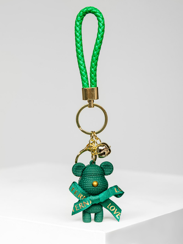 Llavero de osito verde Bolf TT403-1