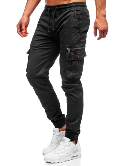 Pantalón jogger cargo para hombre negro Bolf CT6702