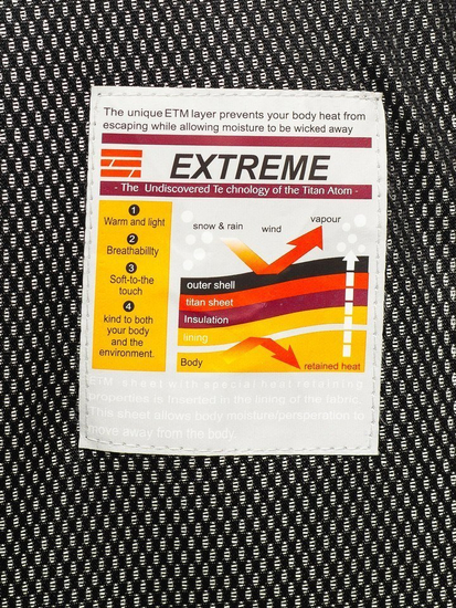 Chaqueta de invierno de esquí para hombre negro y verde Bolf 1910