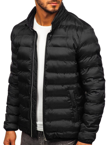Chaqueta de entretiempo para hombre negro Bolf 5332