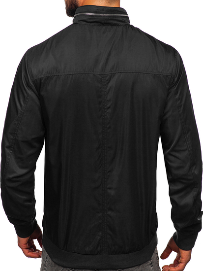 Chaqueta de entretiempo para hombre negro Bolf 5M3106