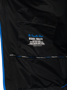 Chaqueta softshell para hombre color negro y azul Bolf BK017
