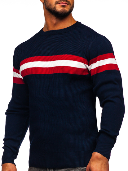 Jersey para hombre azul oscuro Bolf H2113