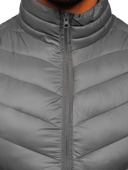 Chaleco acolchado para hombre gris Bolf 13073