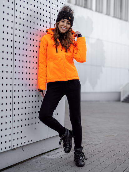 Chaqueta deportiva de invierno para mujer naranja Bolf HH012
