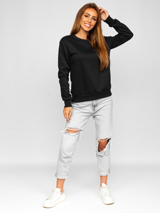 Sudadera para mujer negro Bolf W01
