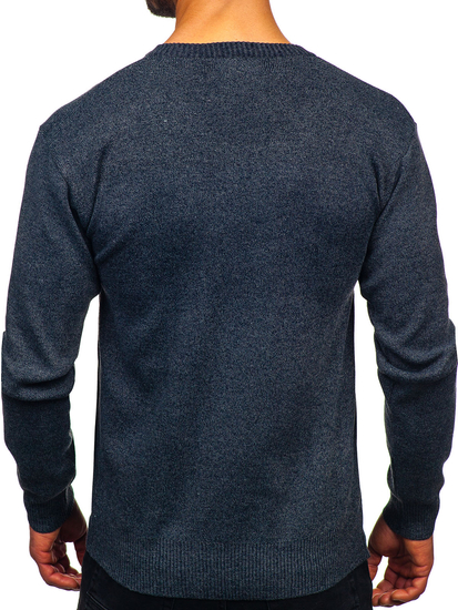 Jersey de escote pico para hombre azul oscuro Bolf S8725