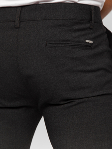 Pantalón de etiqueta de tela para hombre grafito Bolf 184191