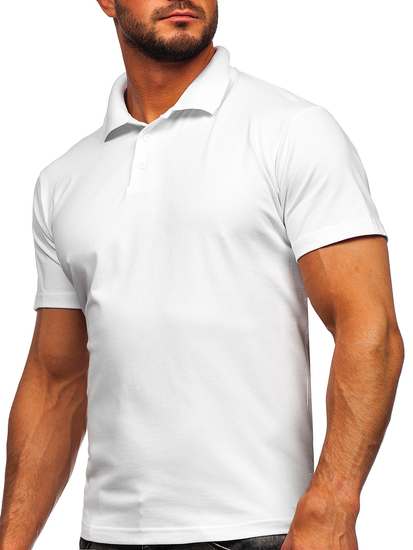 Polo blanco para hombre Bolf 0002
