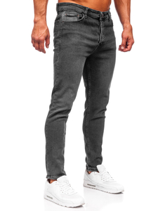 Pantalón vaquero regular fit para hombre negro Bolf 6077