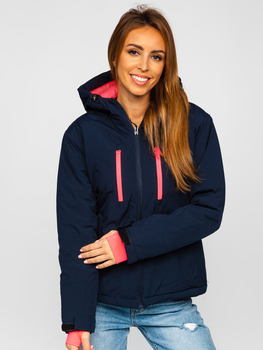 Chaqueta deportiva de invierno para mujer azul oscuro Bolf HH012A