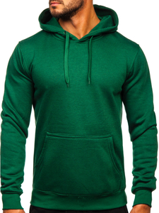 Chándal con capucha para hombre verde oscuro Bolf D002