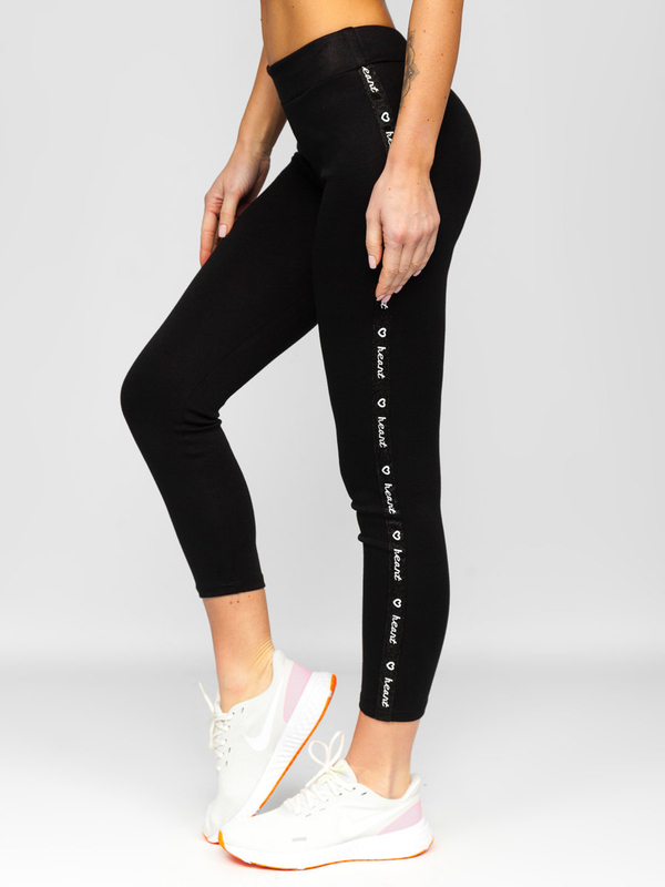 Leggings para mujer negro Bolf TS215