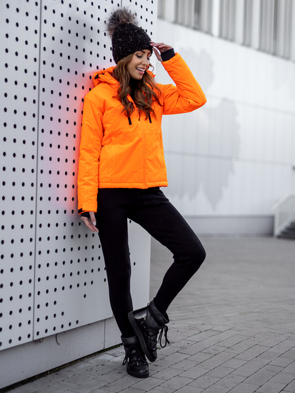 Chaqueta deportiva de invierno para mujer naranja Bolf HH012