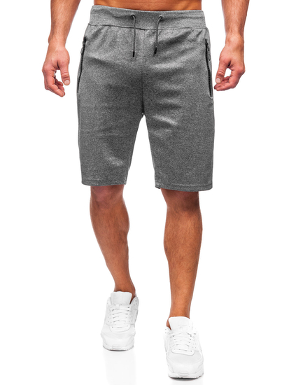 Pantalón corto de chándal para hombre grafito Bolf 8K288