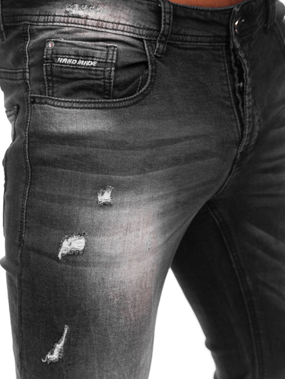 Pantalón vaquero regular fit para hombre negro  Bolf MP010N