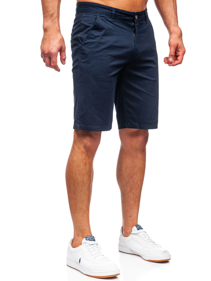 Pantalón corto para hombre color azul oscuro Bolf 1140