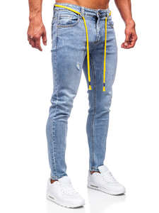 Pantalón vaquero regular fit para hombre azul Bolf KX568