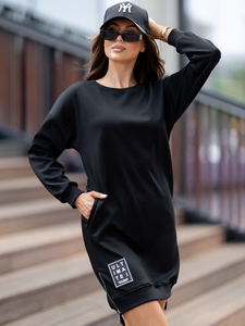 Vestido negro mantequilla Bolf 524