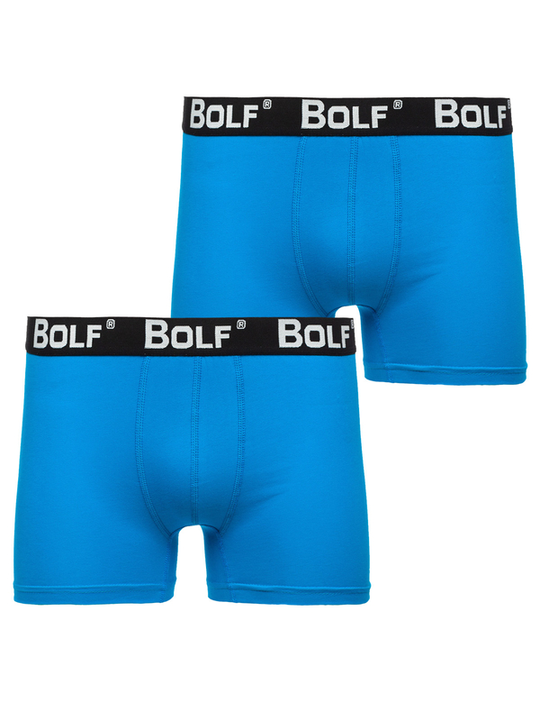 Calzoncillos bóxer para hombre azul claro Bolf 0953-2P 2 PACK