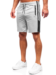 Hombre Shorts Gris Bolf 68006