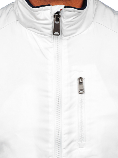 Chaqueta de entretiempo para hombre blanco Bolf 1907