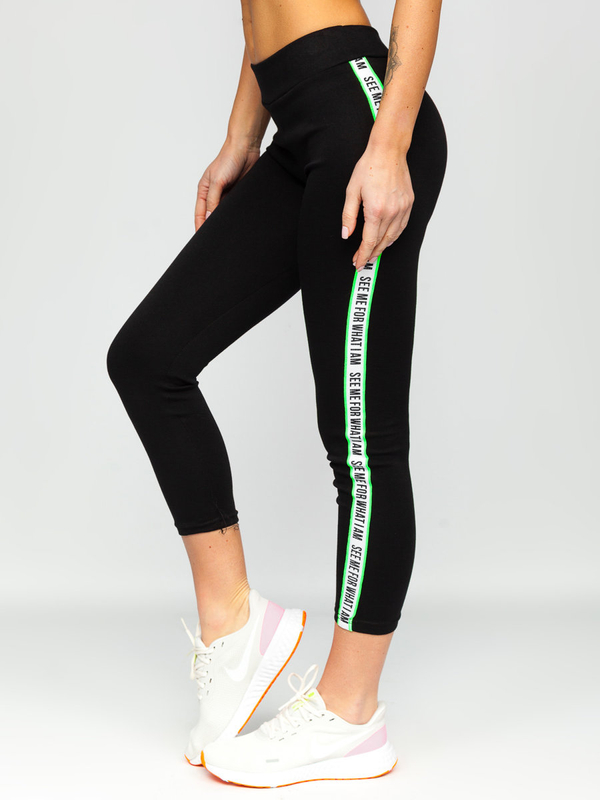 Leggings para mujer negro Bolf TS217