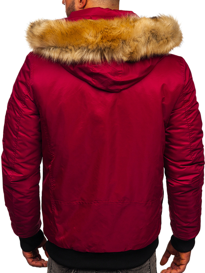 Chaqueta de invierno para hombre burdeos Bolf 2129