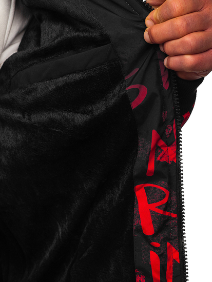 Chaqueta acolchada de invierno para hombre rojo Bolf 27M8102