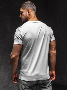 Camiseta estampada para hombre color blanco Bolf Y70006