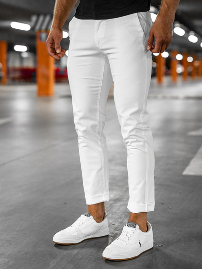 Pantalón chino para hombre blanco Bolf 1146