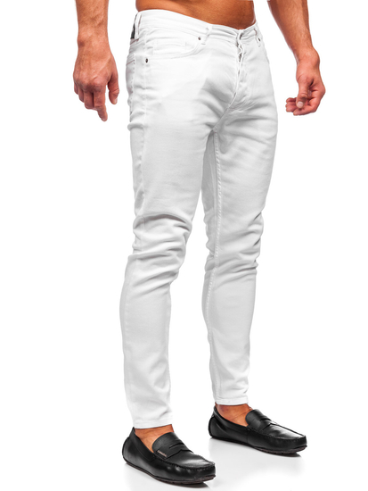 Pantalón vaquero skinny fit para hombre blanco Bolf R927