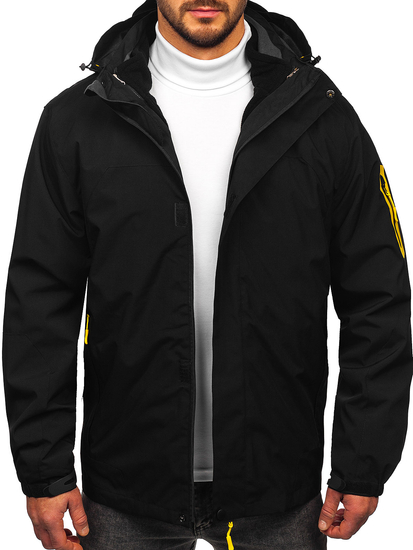 Chaqueta deportiva de primavera/invierno 2en1 para hombre negro Bolf 5M3263