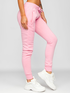 Pantalón deportivo para mujer rosa claro Bolf CK-01