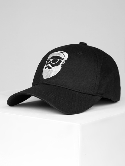 Gorra con visera, negra Bolf CZ123